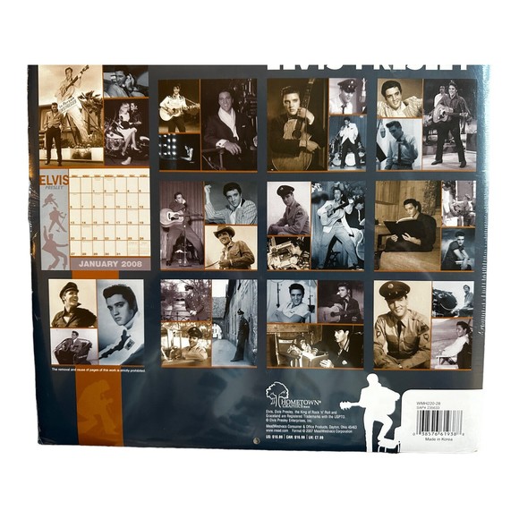 Elvis Presley Calendar Lot of 10 era 2001-2015 Sealed Mead Products - Picture 8 of 16